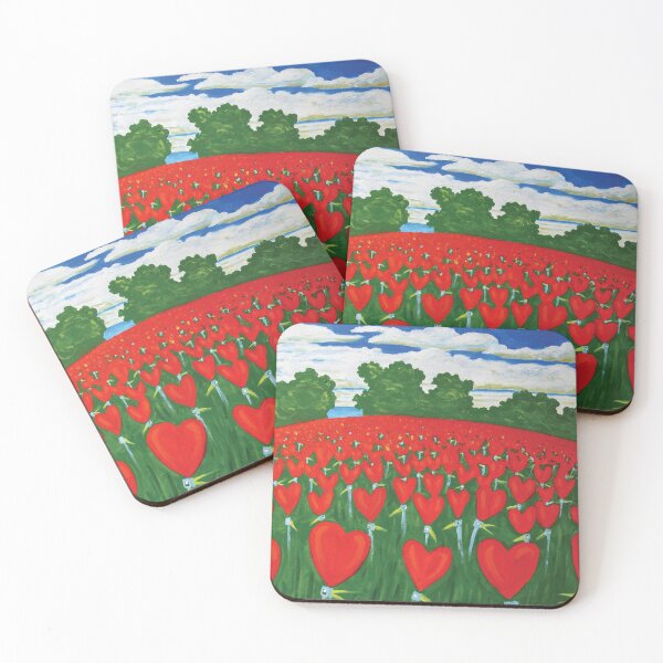 Item preview, Red Fields 3 designed and sold by David Hutchison.