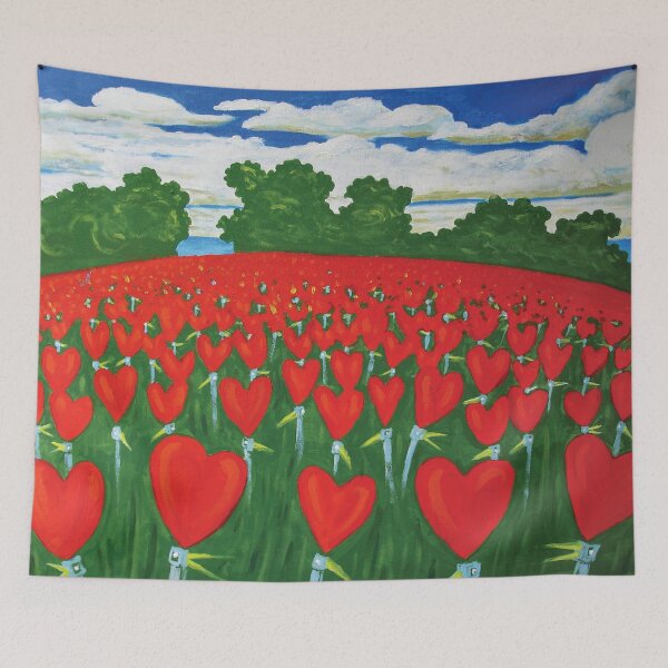 Item preview, Red Fields 3 designed and sold by David Hutchison.