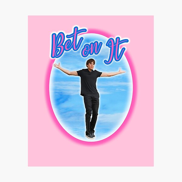 Bet on It Troy Bolton Zac Efron in High School Musical Photographic Print