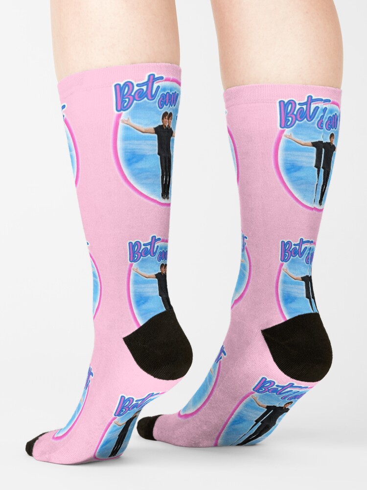 "Bet on It Troy Bolton Zac Efron in High School Musical" Socks for Sale