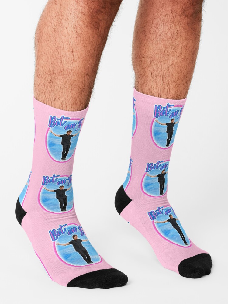 "Bet on It Troy Bolton Zac Efron in High School Musical" Socks for Sale