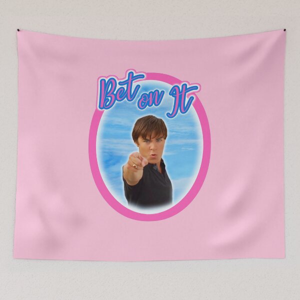 Item preview, Troy Bolton Says Bet On It High School Musical Zac Efron Fan Art designed and sold by GRAPHICxBOMB.