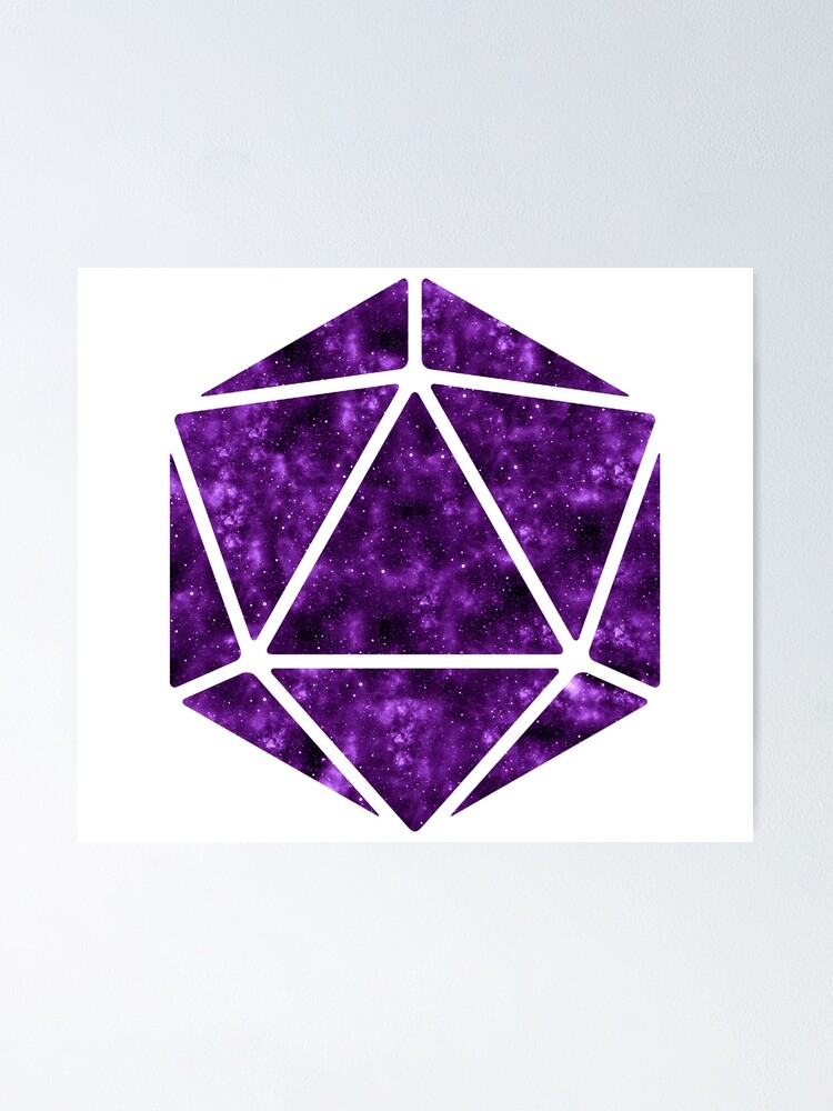 "RPG - D20 (Galaxy Design)" Poster For Sale By Kamurata | Redbubble