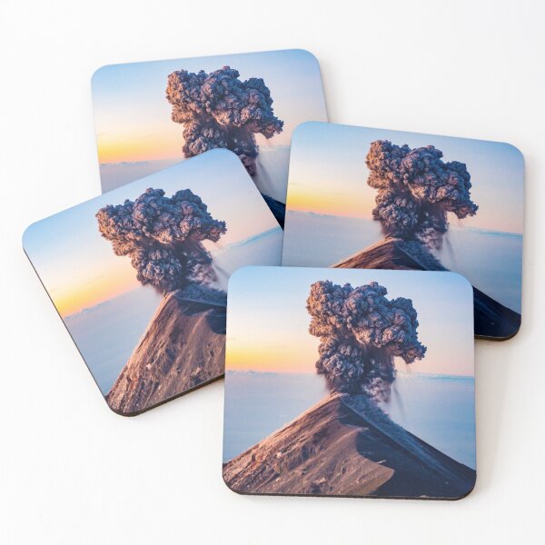 Item preview, The eruption of the Fuego volcano in Guatemala designed and sold by MichielTon.