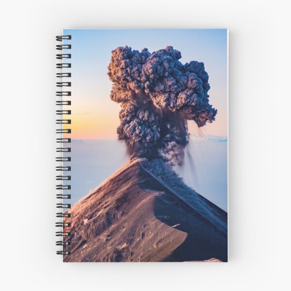 Item preview, The eruption of the Fuego volcano in Guatemala designed and sold by MichielTon.