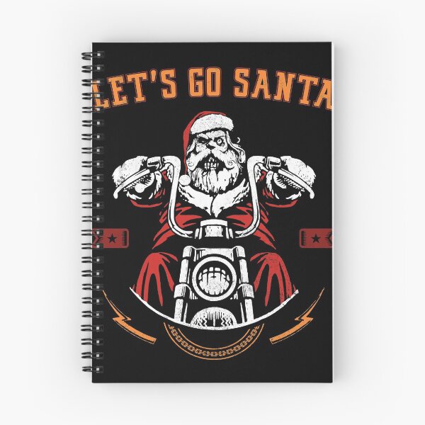Item preview, Biker Santa Claus I Santa Claus on Motorcycle designed and sold by ChrisFeil.