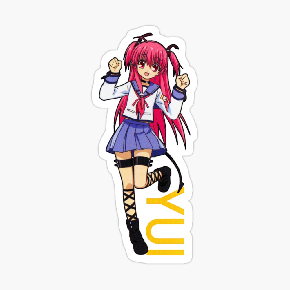 Yui Angel Beats Poster By Niklausu Redbubble