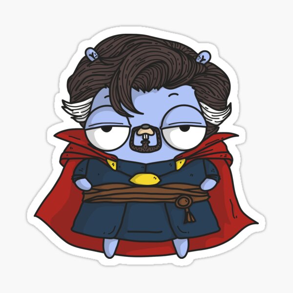 Item preview, Golang Gopher Super Hero designed and sold by leesander.