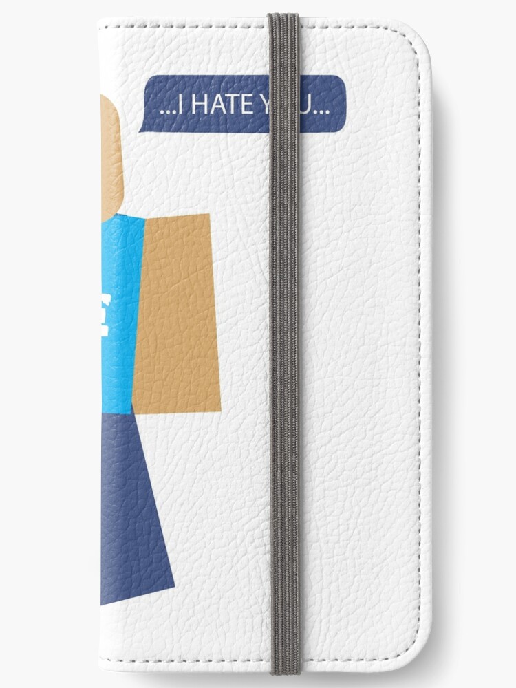 Roblox Memes Blue Iphone Wallet By Rainbowdreamer Redbubble - roblox memes laptop sleeves redbubble