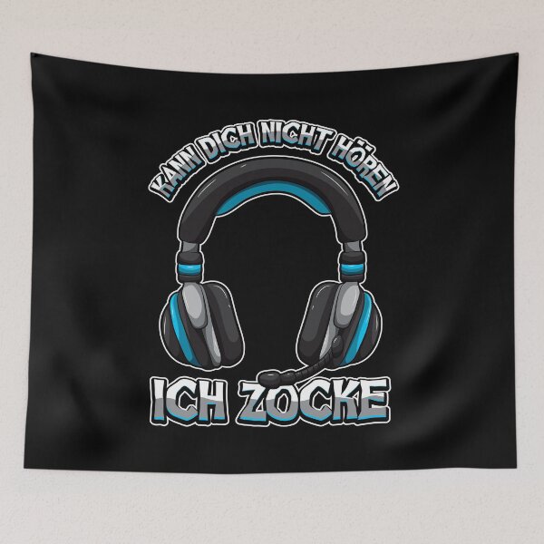 Item preview, Kann dich nicht hören - Ich zocke - Gamer Headset designed and sold by anziehend.