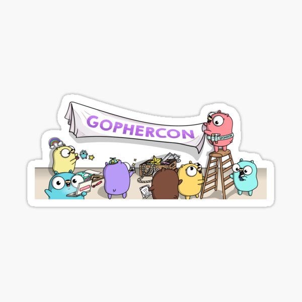 Item preview, Golang gopher gophercon designed and sold by leesander.