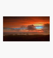 Sunrise From Cadillac Mountain 3 Photographic Print