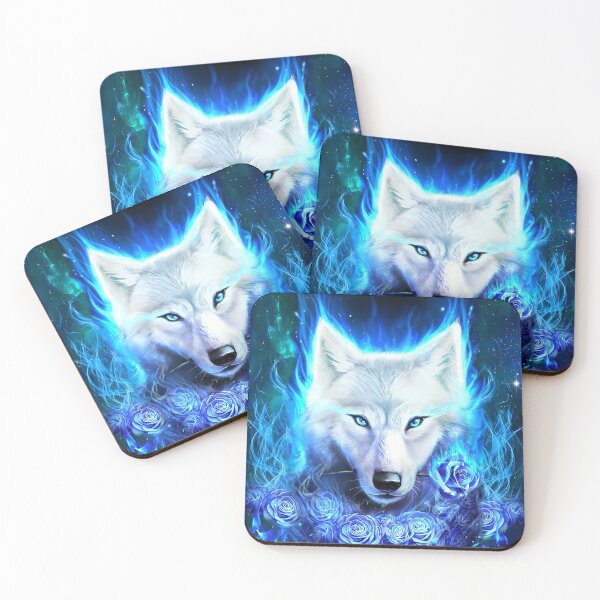 Item preview, Blue.Rose White.Wolf designed and sold by crawfordzero.