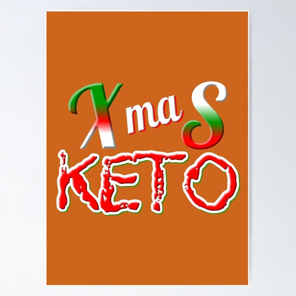 Item preview,  Ketogenic Christmas - ketosis - insulin - autophagy - intermittent fasting - diabetes designed and sold by Ralek.