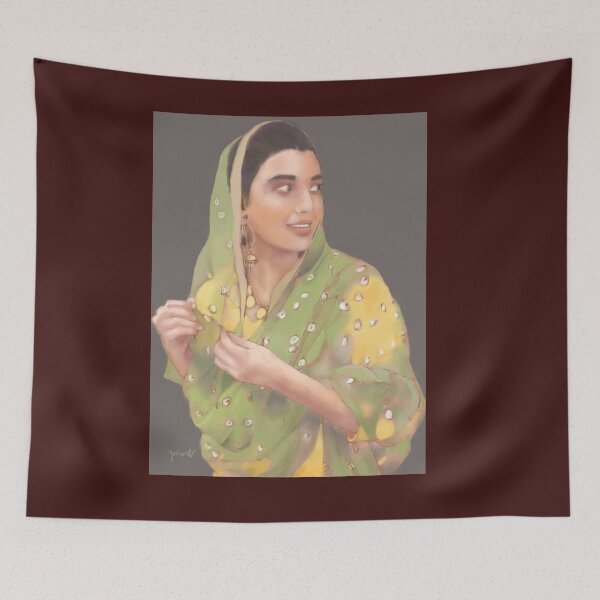 Item preview, Punjabi Beauty 2 designed and sold by Sukhpal Grewal Ethnic Art.