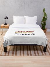 Football Fussball Futbol Throw Blanket