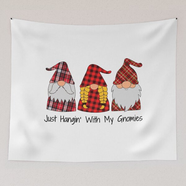Item preview, Just Hangin' With My Gnomies Christmas Lovers Gift designed and sold by MagicBoutique.