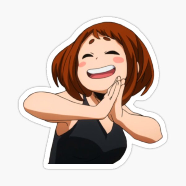 Ochako Uraraka Sticker For Sale By Eyelatches Redbubble 6917