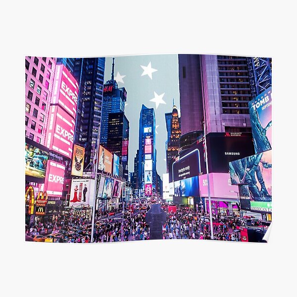 Times Square sticker - Poster
