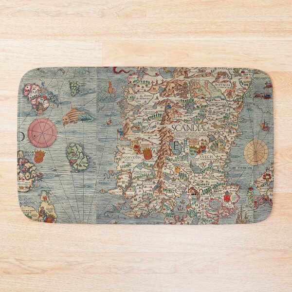 Item preview, Vintage Old World Map designed and sold by Mysticgroovegoods.