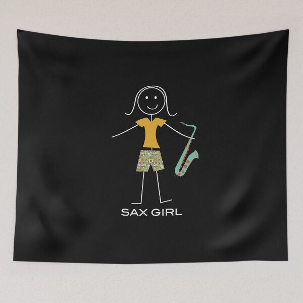 Item preview, Funny Womens Saxophone Girl designed and sold by whyitsme.