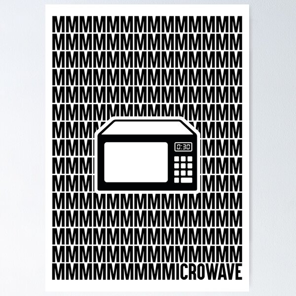 Michael Wave Microwave Art Board Print for Sale by caroite