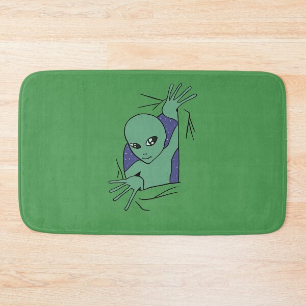 Item preview, Alien Looking Through Fabric designed and sold by isstgeschichte.