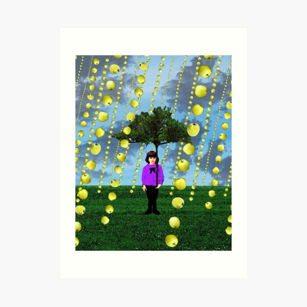Apple Rain Art Print