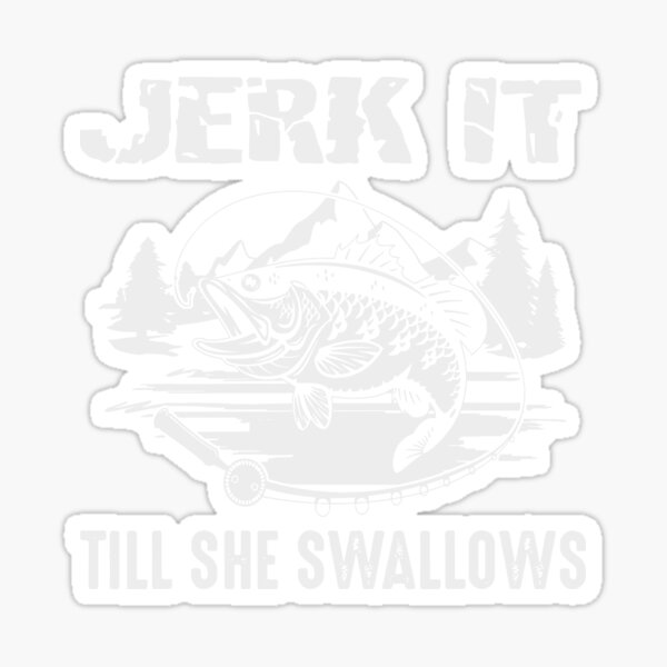 Walleye 01 Sticker  JERK IT FISHING COMPANY