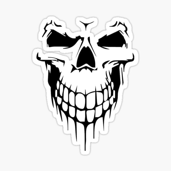 3D skull sticker skull sticker emblem car motorcycle tuning skull KS 109