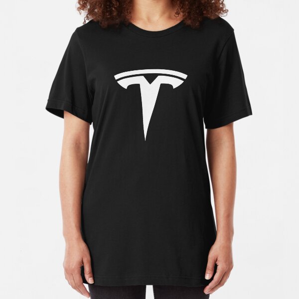 Best Seller Tesla Logo Merchandise Slim Fit T-Shirt