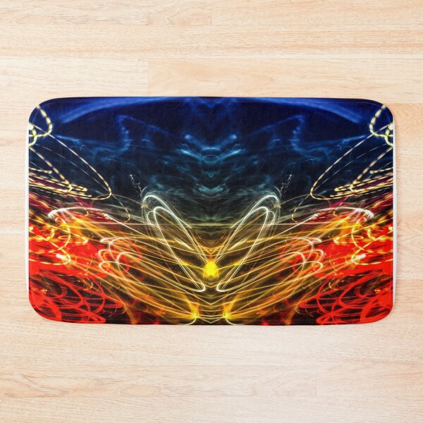 Item preview, Lightpainting Abstract Symmetry UFA Prints #1 designed and sold by NeonAbstracts.