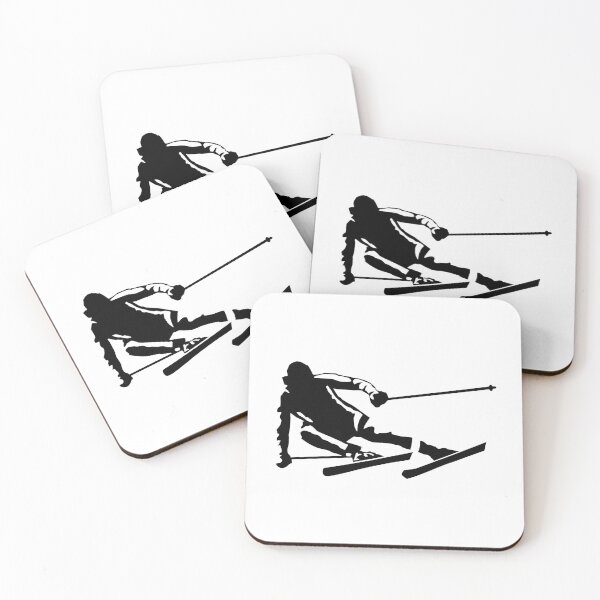 Item preview, Skier in action, skiing designed and sold by claudiasartwork.