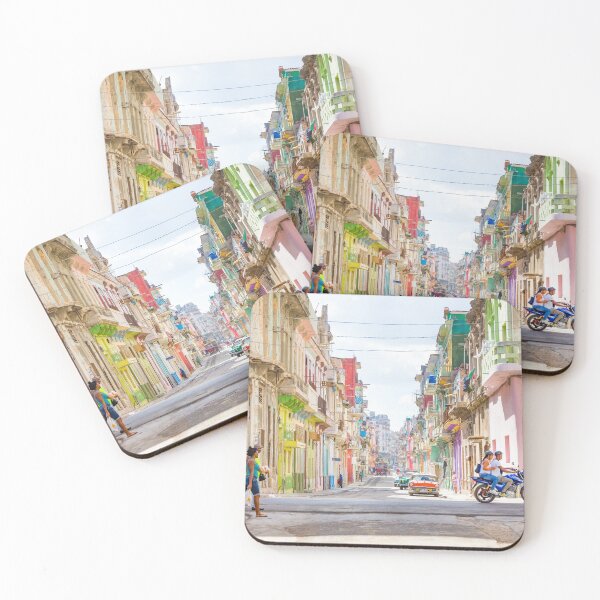 Item preview, Colorful street in Havana, Cuba designed and sold by MichielTon.