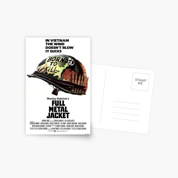 Full Metal Jacket Poster Postcard
