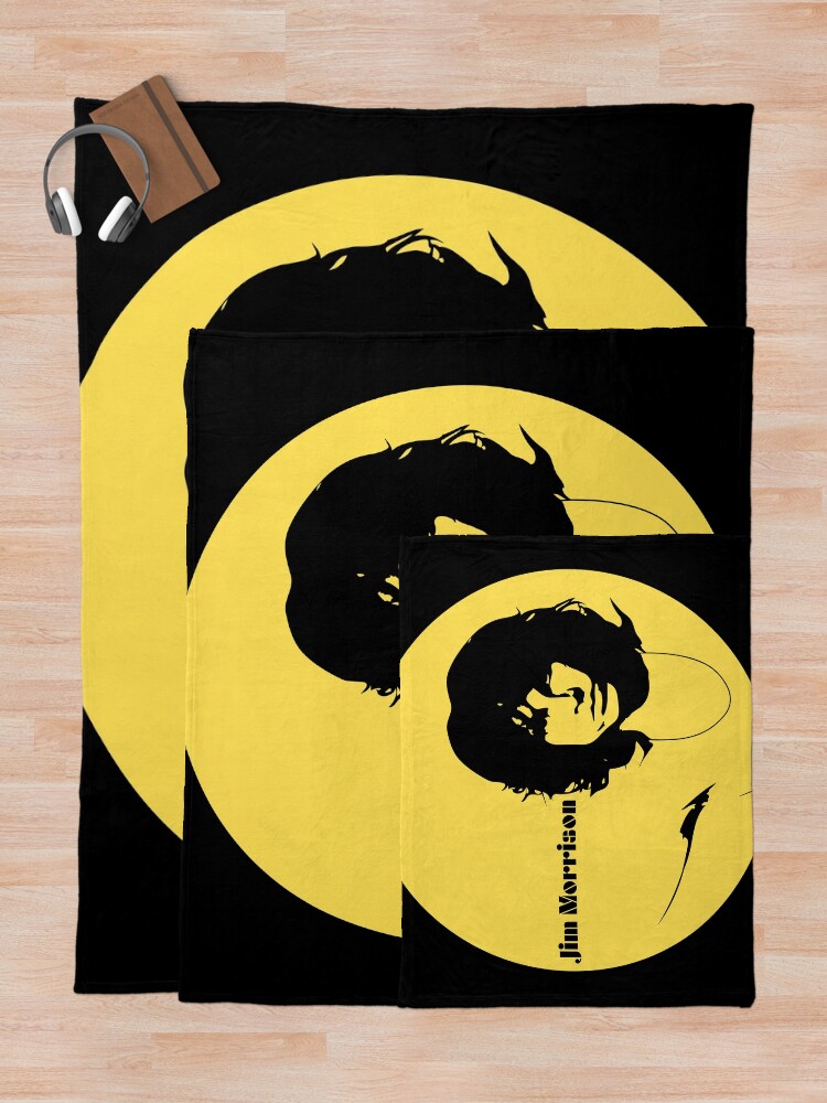 "Jim Morrison" Throw Blanket for Sale by GrahicMonas Redbubble