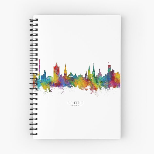 Item preview, Bielefeld Germany Skyline designed and sold by ArtPrints.