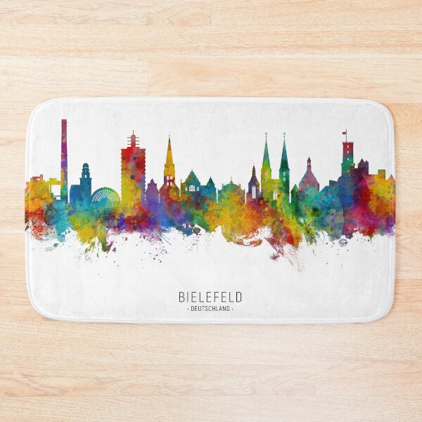 Item preview, Bielefeld Germany Skyline designed and sold by ArtPrints.