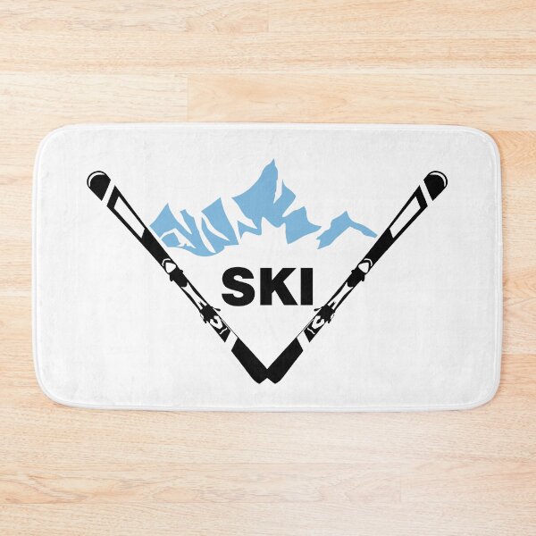 Item preview, Skiing, skiing and mountains designed and sold by claudiasartwork.