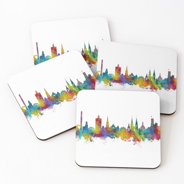 Item preview, Bielefeld Germany Skyline designed and sold by ArtPrints.