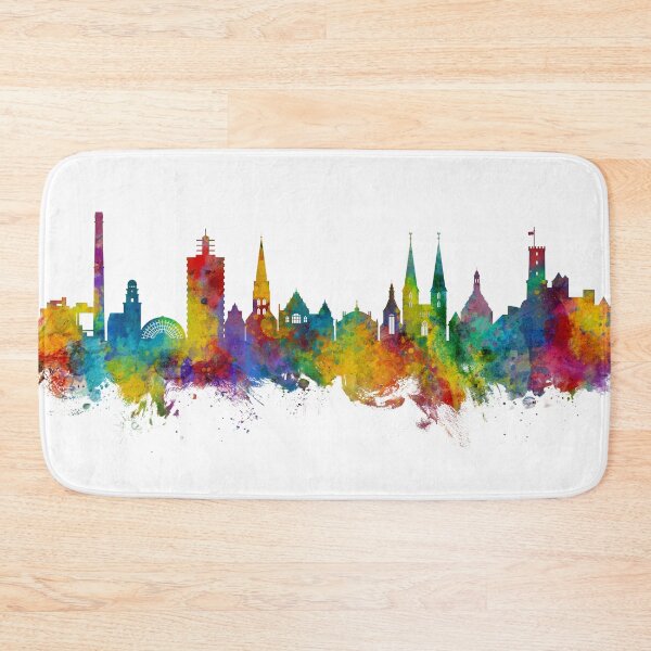 Item preview, Bielefeld Germany Skyline designed and sold by ArtPrints.