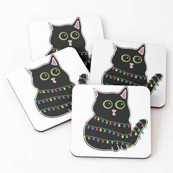 Item preview, Cat Christmas Lights designed and sold by gypsysgem.
