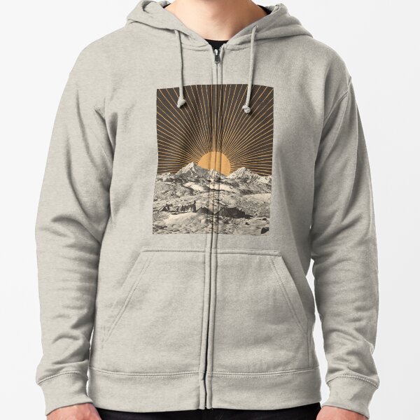 Mountainscape 6 Zipped Hoodie