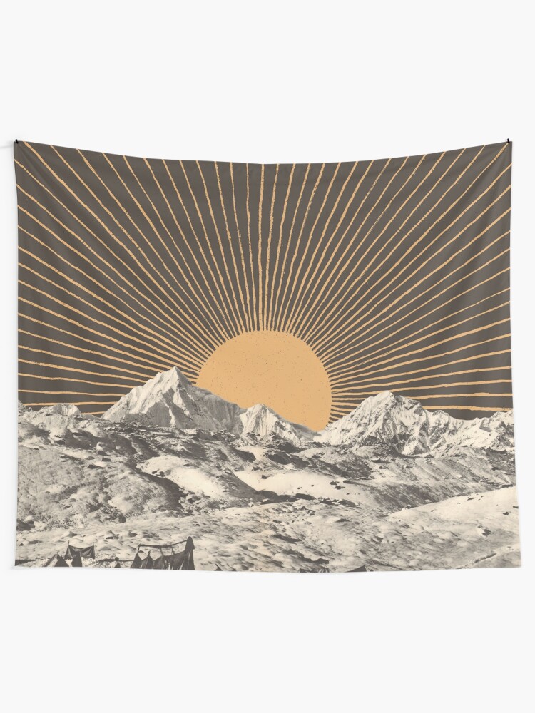 Alternate view of Mountainscape 6 Tapestry