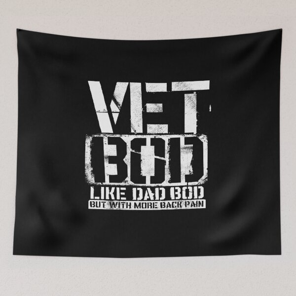 Item preview, Vet Bod Like Dad Bod But With More Back Pain Funny Veteran Day Gift designed and sold by alenaz.