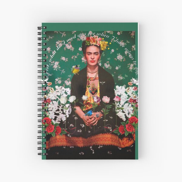 Wings to Fly Frida Kahlo Spiral Notebook