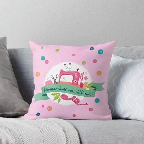 Item preview, Sewing machine on, world off! designed and sold by Miriam Dornemann.