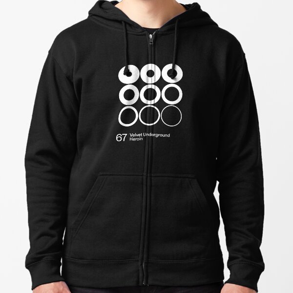 The Velvet Underground — Heroin Zipped Hoodie