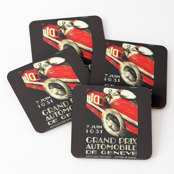 Item preview, "GENEVA GRAND PRIX" Vintage Auto Racing Print designed and sold by posterbobs.