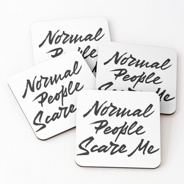 Item preview, Normal People scare me designed and sold by Zagach Letters.